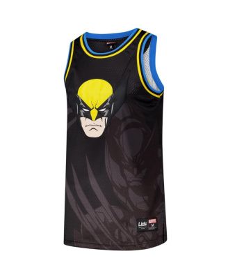 Men's Black Wolverine Blackout Big Print Basketball Jersey