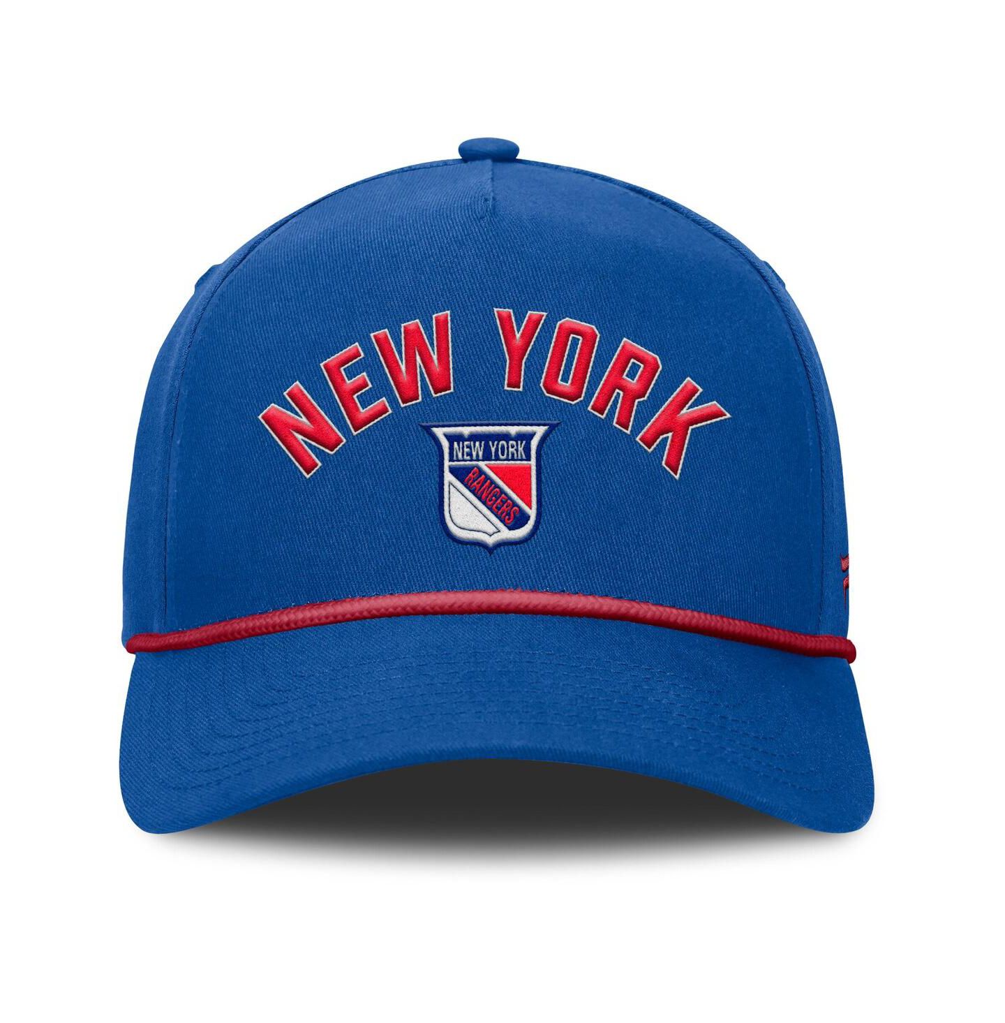 Мужская кепка Fanatics Royal New York Rangers Decades Collection A-Frame Rope Adjustable Hat — фото 2