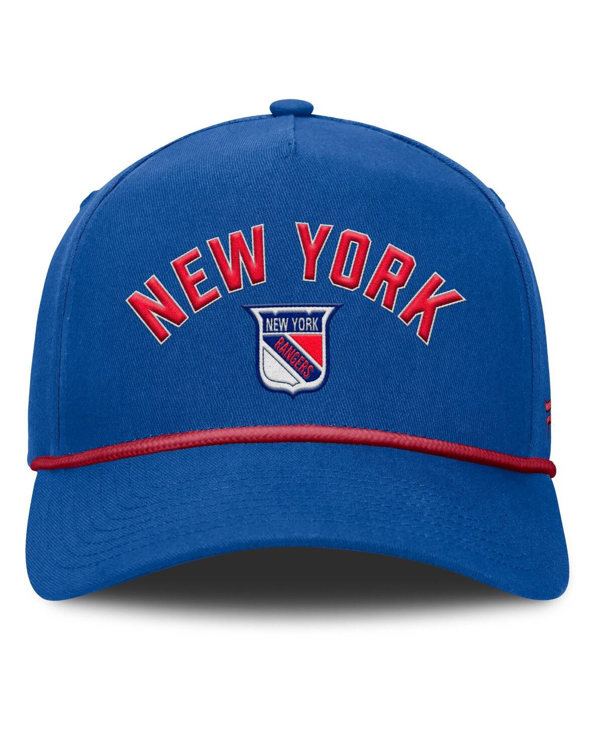 Fanatics Men's Royal New York Rangers Decades Collection A-frame Rope Adjustable Hat In Royal