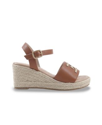 Little and Big Girls Lucia Band Espadrille Wedge Sandals