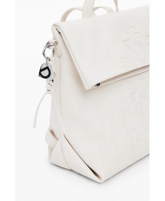 Women's Medium chrome flap backpack