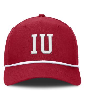 Men's Crimson Indiana Hoosiers Foul Ball Rope Adjustable Hat