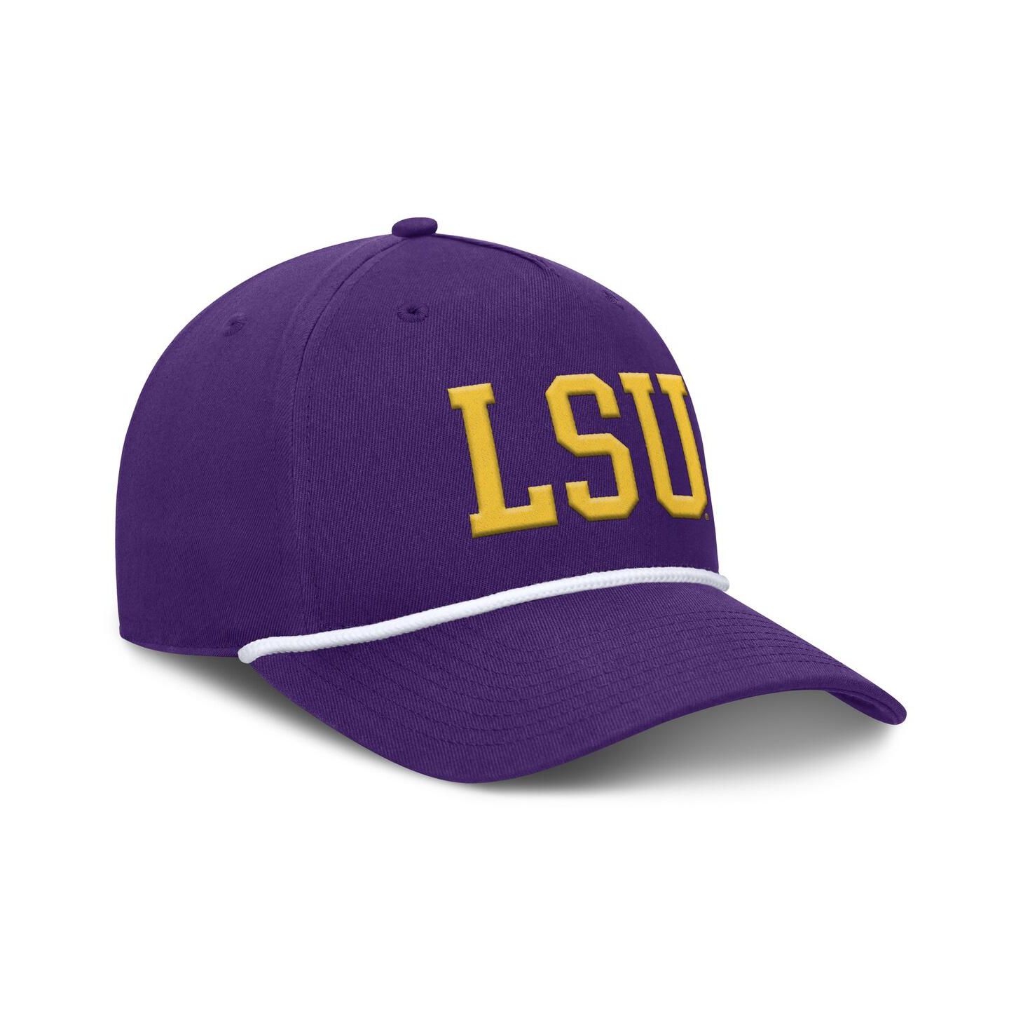 Мужская кепка Fanatics Purple LSU Tigers Foul Ball Rope Adjustable Hat — фото 2