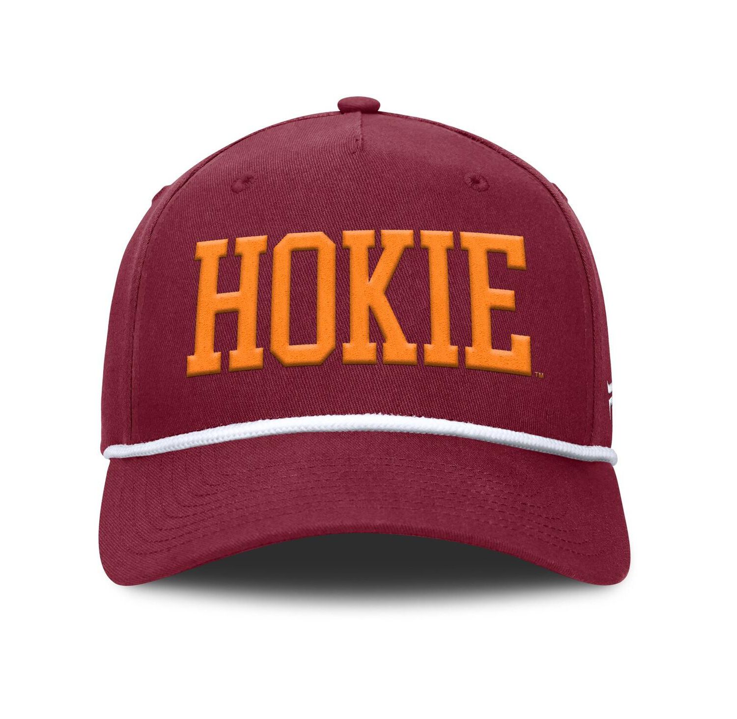 Men's Maroon Virginia Tech Hokies Foul Ball Rope Adjustable Hat