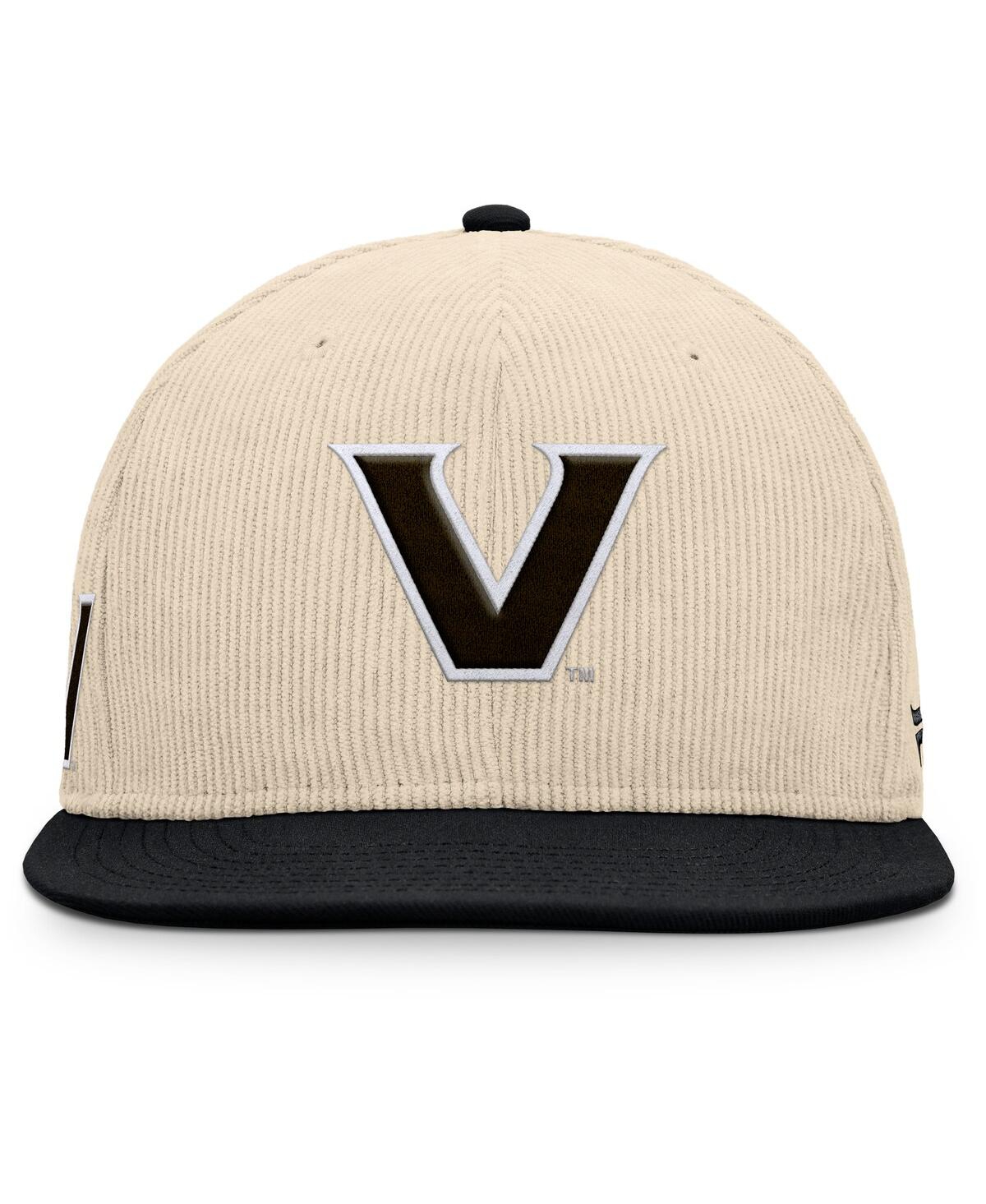 FANATICS MEN'S TAN VANDERBILT COMMODORES CATCHER SNAPBACK HAT 