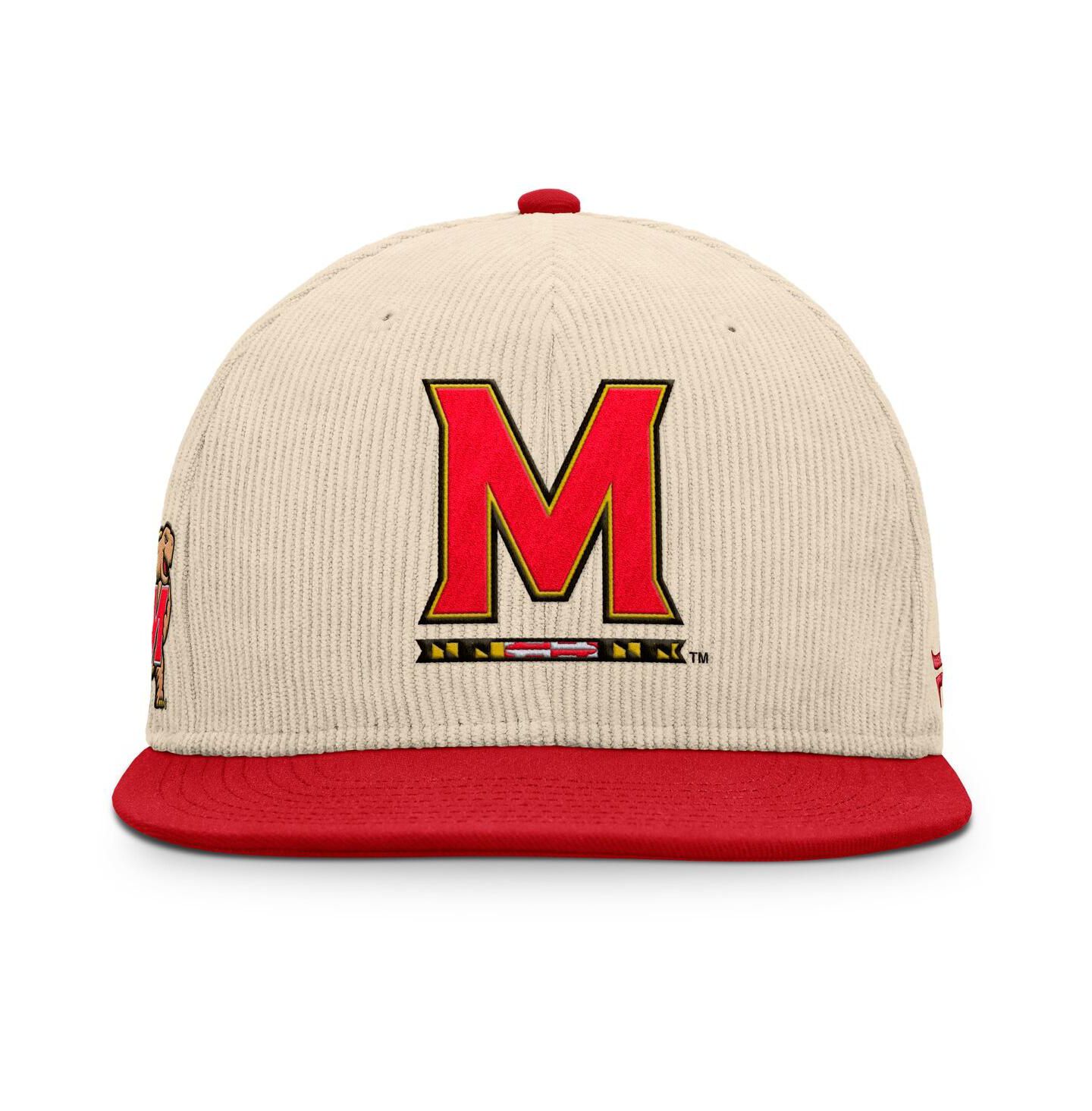 Мужская кепка Fanatics Tan Maryland Terrapins Catcher Snapback Hat — фото 4