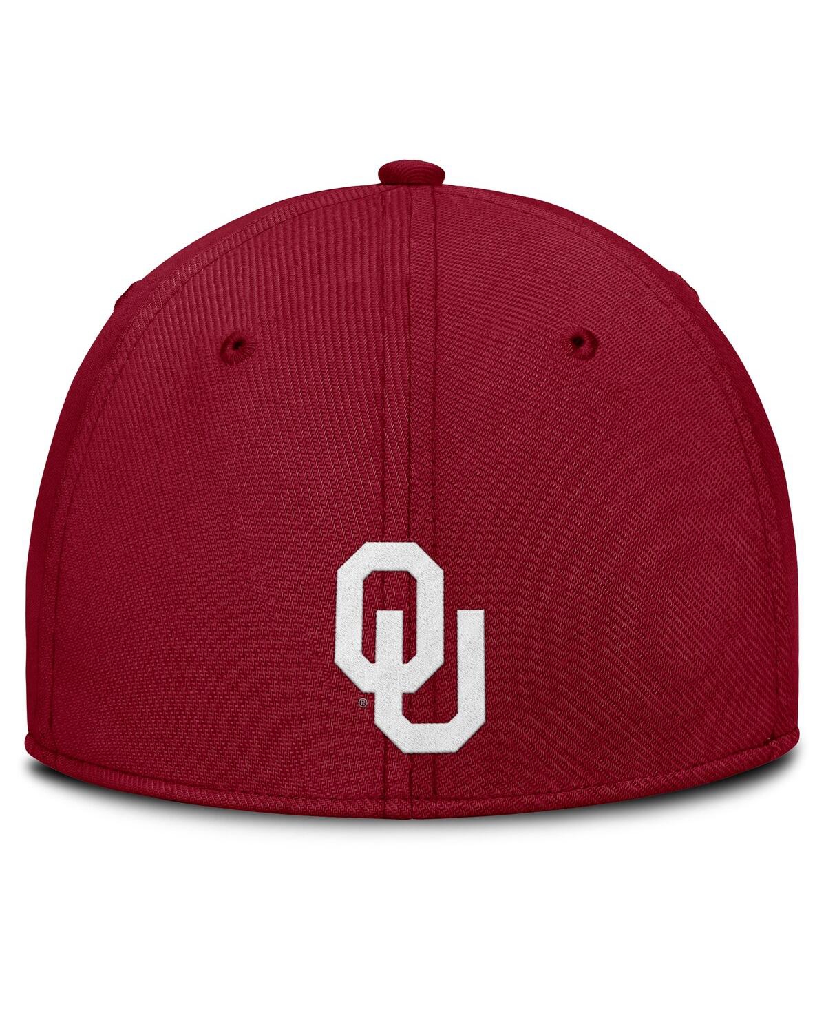 JORDAN MEN'S CRIMSON OKLAHOMA SOONERS LOCAL SWOOSH FLEX HAT 