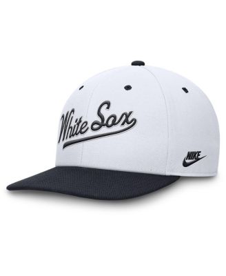 Men's White/Navy Chicago White Sox Cooperstown Collection Pro Performance Snapback Hat