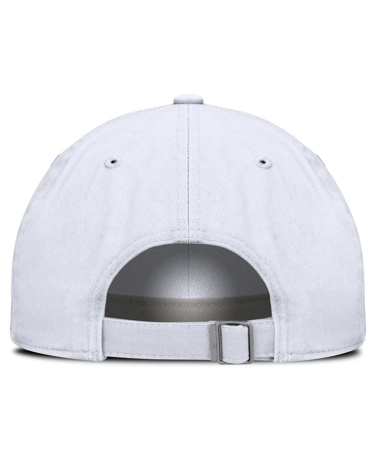 Nike Men's White Alabama Crimson Tide Core Club Mascot Wordmark Adjustable Hat In White
