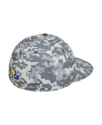 Men's Camo Kansas Jayhawks On-Field Fitted Baseball Hat