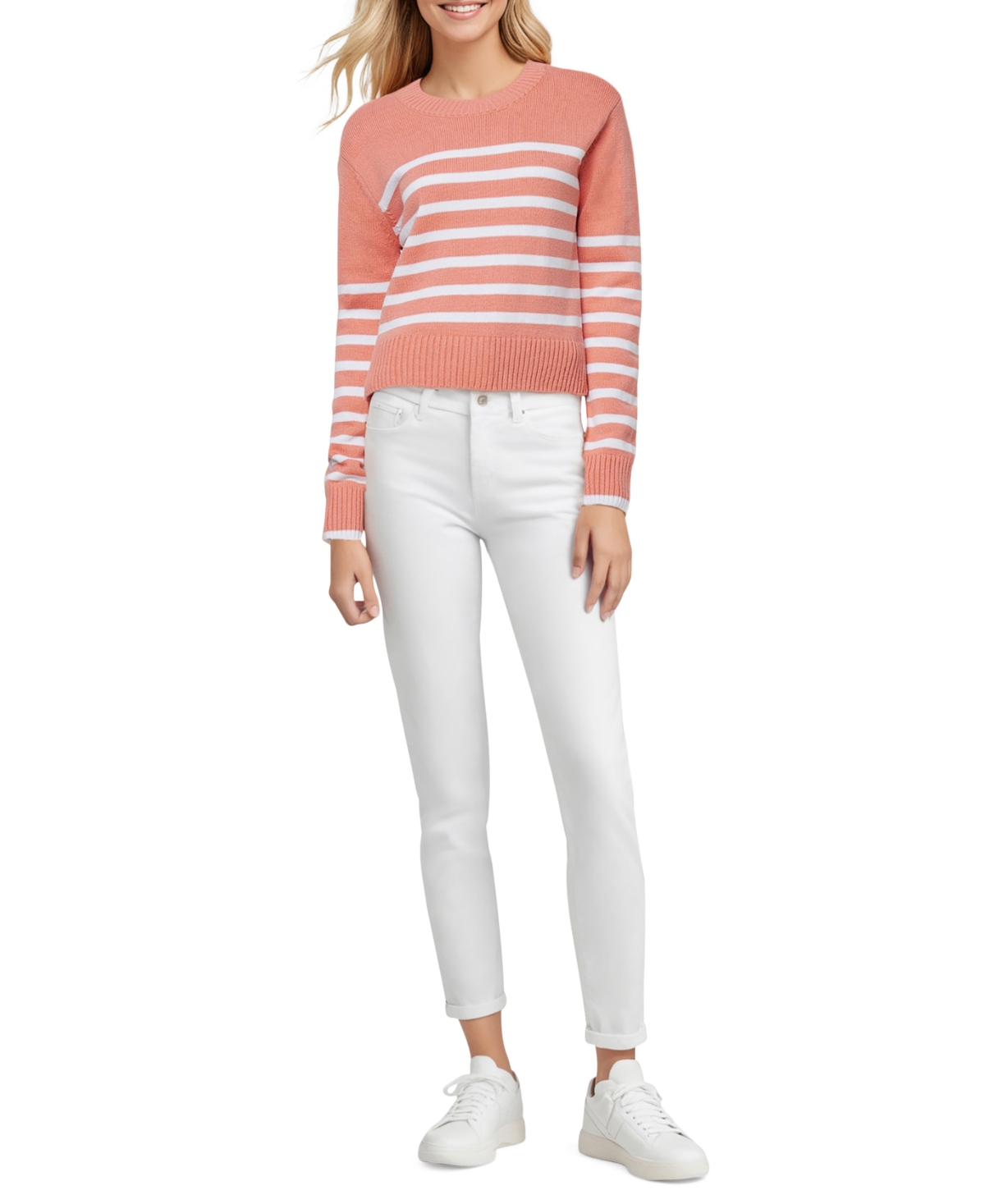 Women's Marin Striped Long-Sleeve Sweater - Canyon Clay Stripe