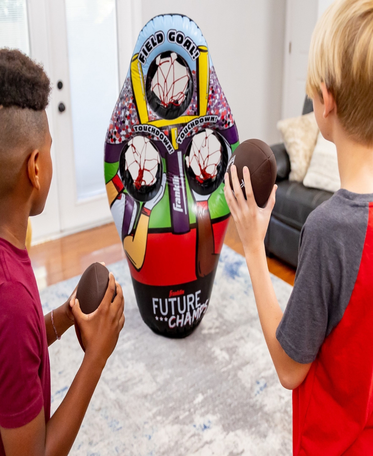 Shop Franklin Sports Mini Inflatable Kids In Brown