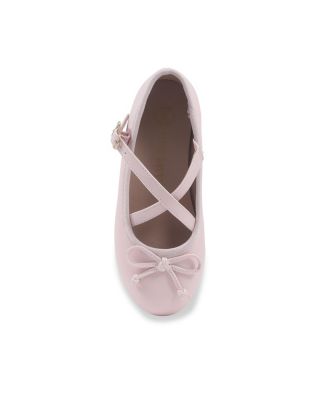 Little and Big Girls Candice Crossover Ballet Flat Dress Shoe
