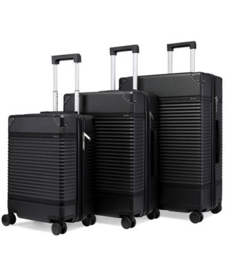 Belleville 3-Piece Expandable Retro Spinner Luggage Set