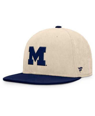 Fanatics - Men's  Tan Michigan Wolverines Catcher Snapback Hat