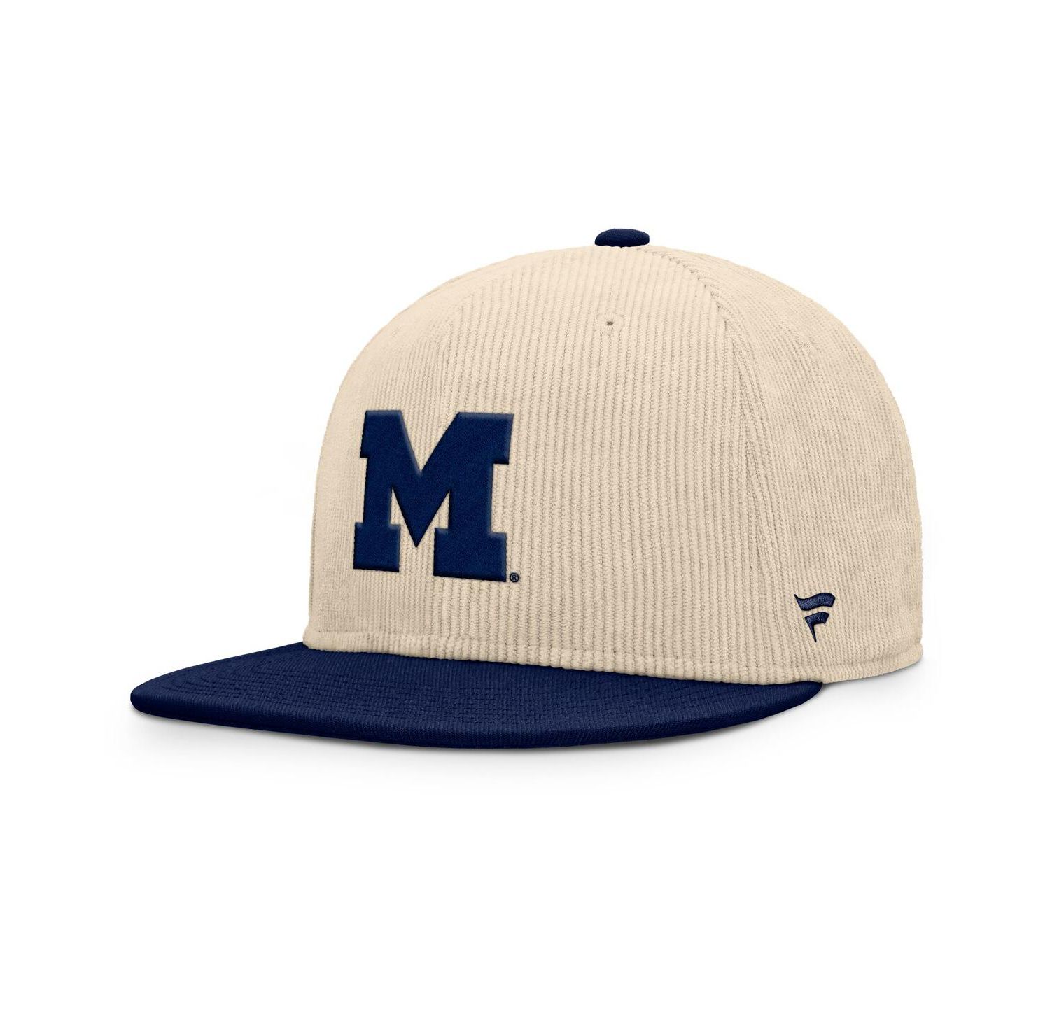 Men's Tan Michigan Wolverines Catcher Snapback Hat