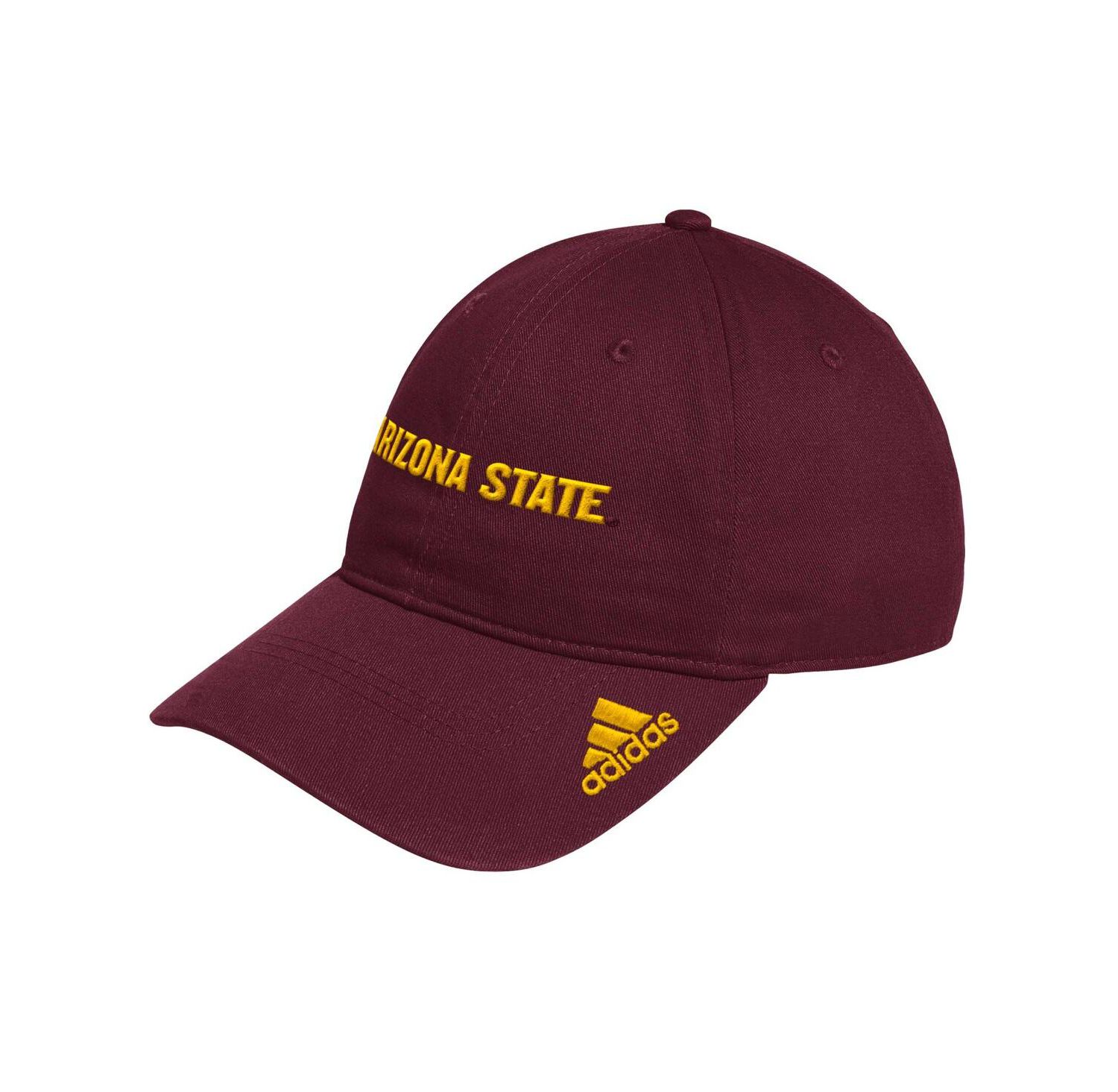 Men's Maroon Arizona State Sun Devils Locker Room Wordmark Slouch Adjustable Hat