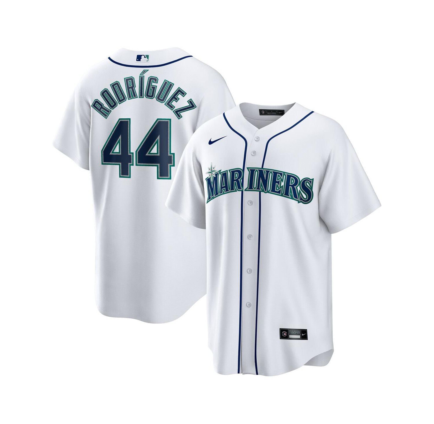 Men's Julio Rodriguez White Seattle Mariners Home Replica Player Jersey