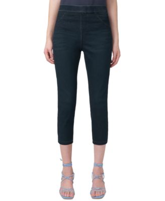 Women's Mid-Rise Pull-On Denim Capri Leggings