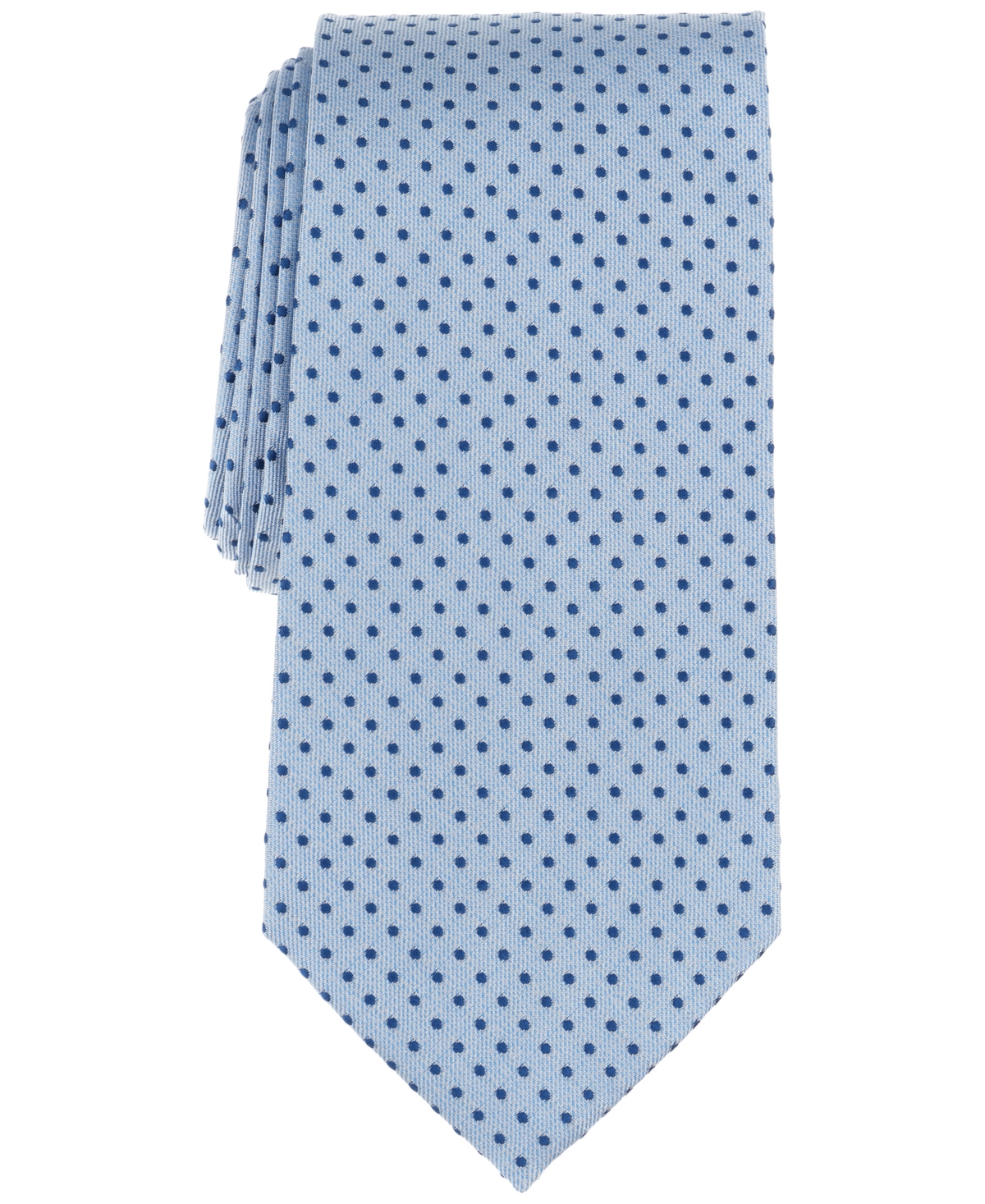 Men's Classic Mini-Dot Print Tie - Lt Blue