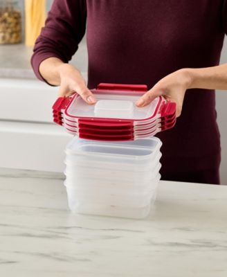 Nest Lock 8-Piece Rectangular Food Storage Container Set