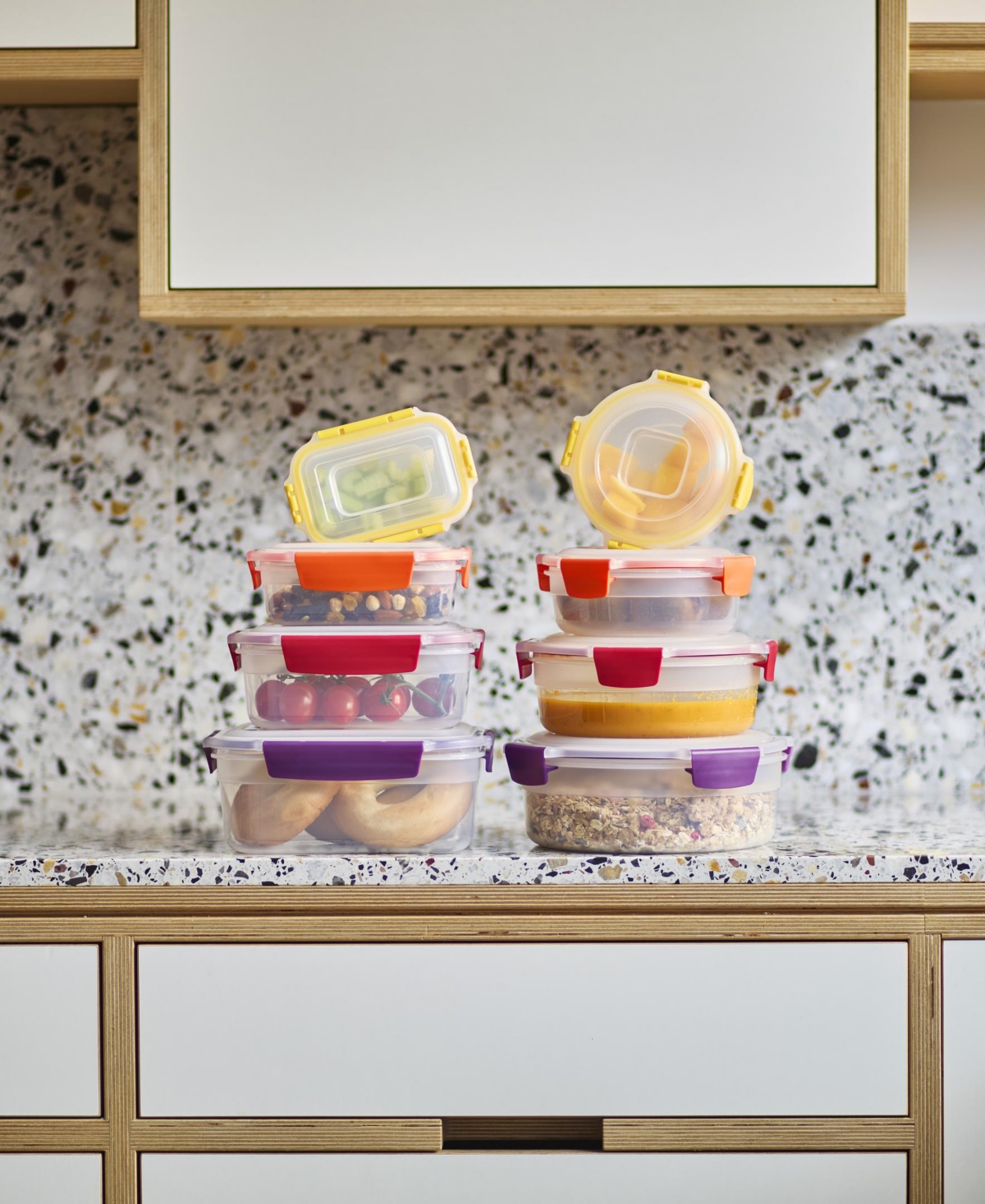 Joseph Joseph Nest Lock 16 Pc. Food Storage Container Set In Multicolor