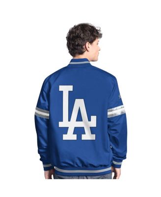 Men's Royal Los Angeles Dodgers Scout Full-Snap Varsity Jacket