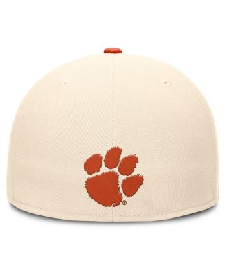 Men's Natural Clemson Tigers Primetime True Performance Fitted Hat