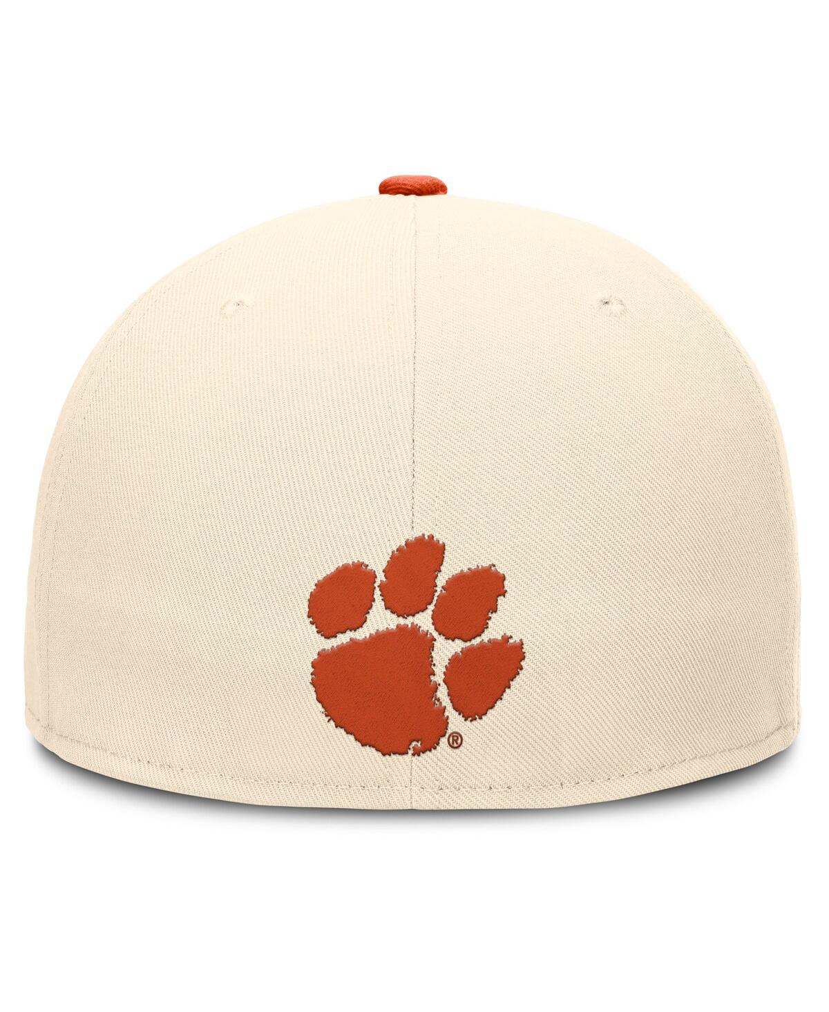 Nike Men's Natural Clemson Tigers Primetime True Performance Fitted Hat In Natural