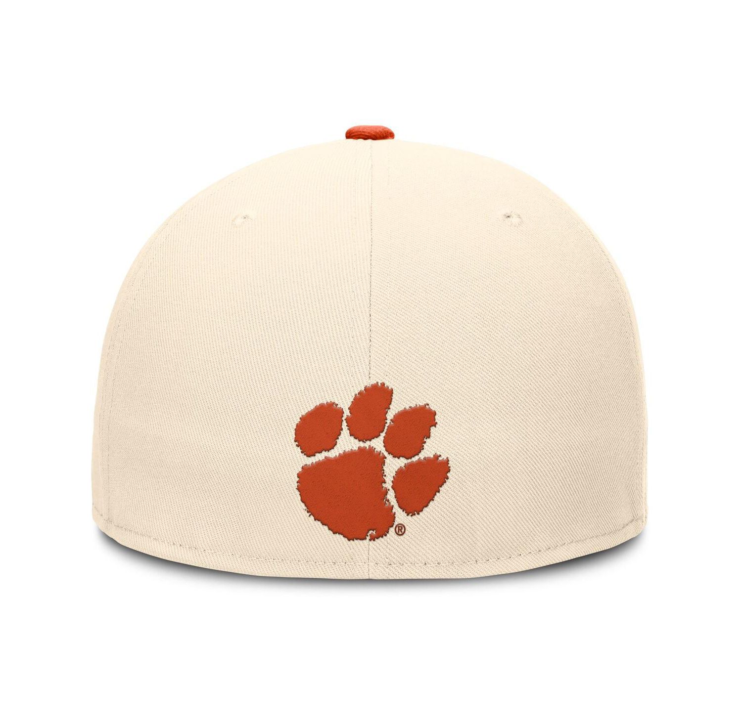 Men's Natural Clemson Tigers Primetime True Performance Fitted Hat