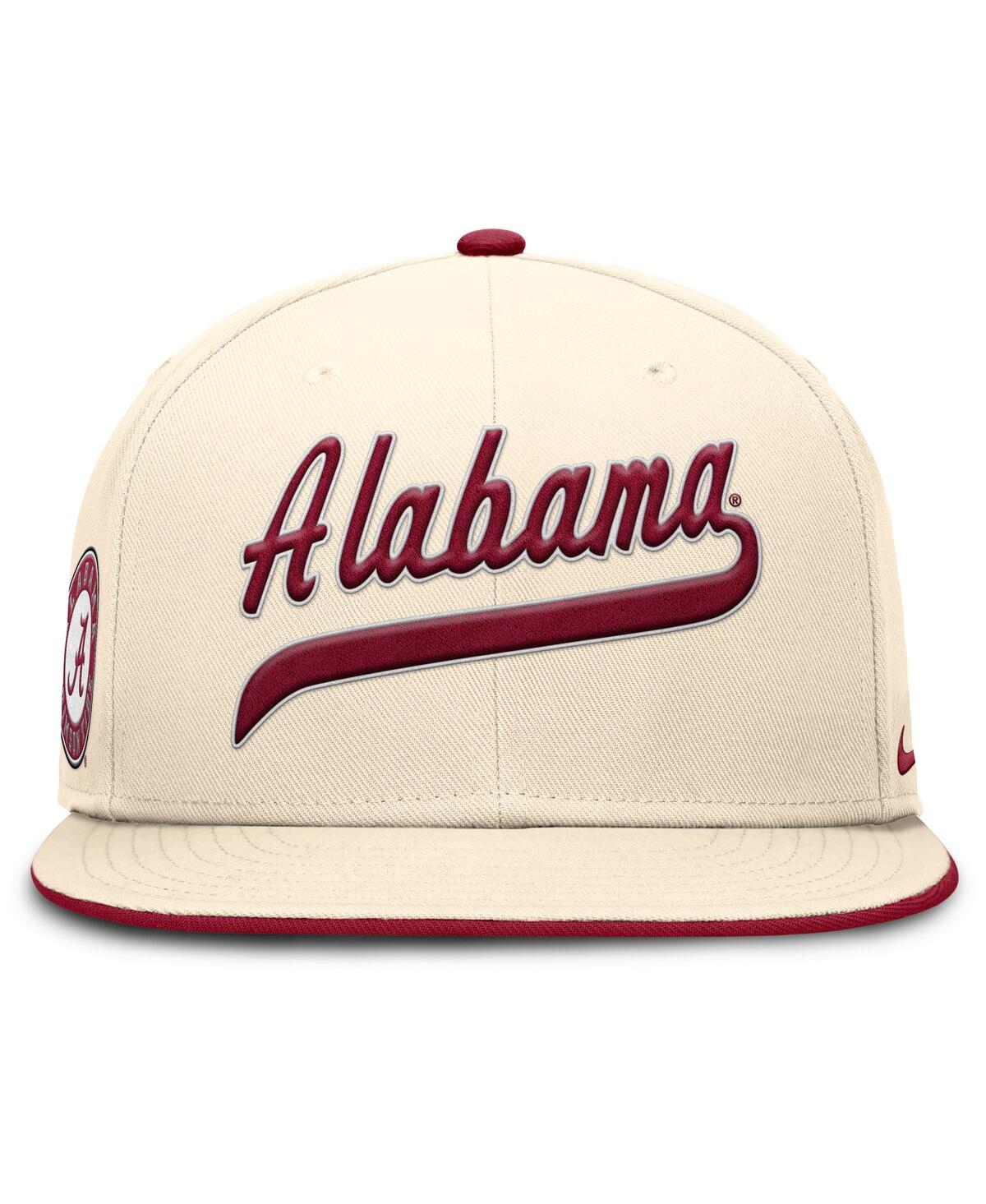 Nike Men's Natural Alabama Crimson Tide Primetime True Performance Fitted Hat In Natural