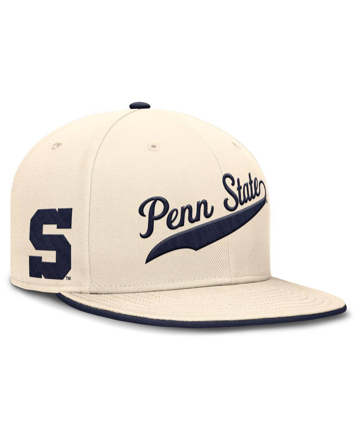 Nike Penn State Nittany Lions Primetime True  Men's Dri-fit College Fitted Hat In Natural
