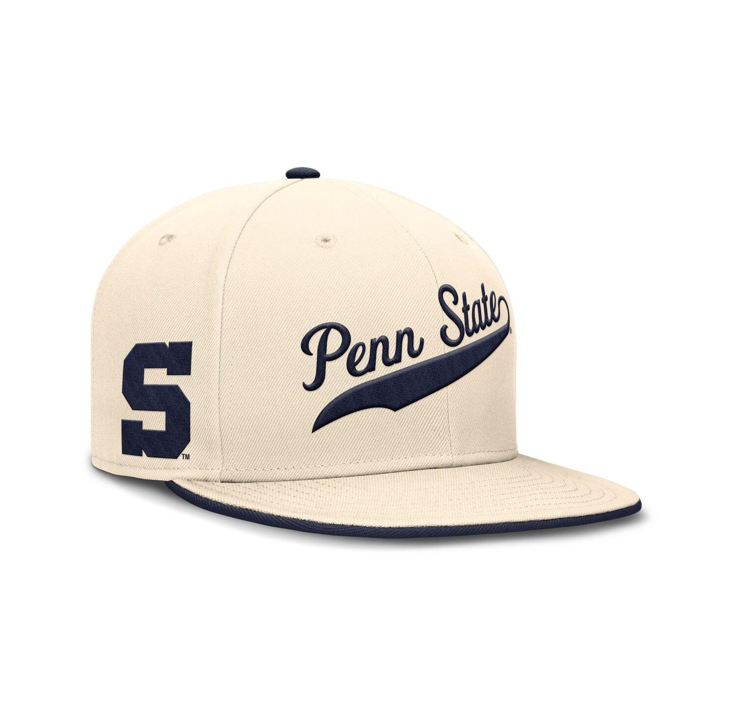 Men's Natural Penn State Nittany Lions Primetime True Performance Fitted Hat