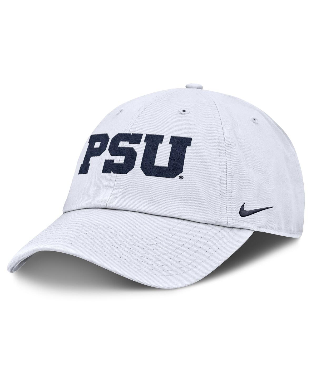 Nike Penn State Nittany Lions Primetime Club  Men's College Adjustable Hat In White