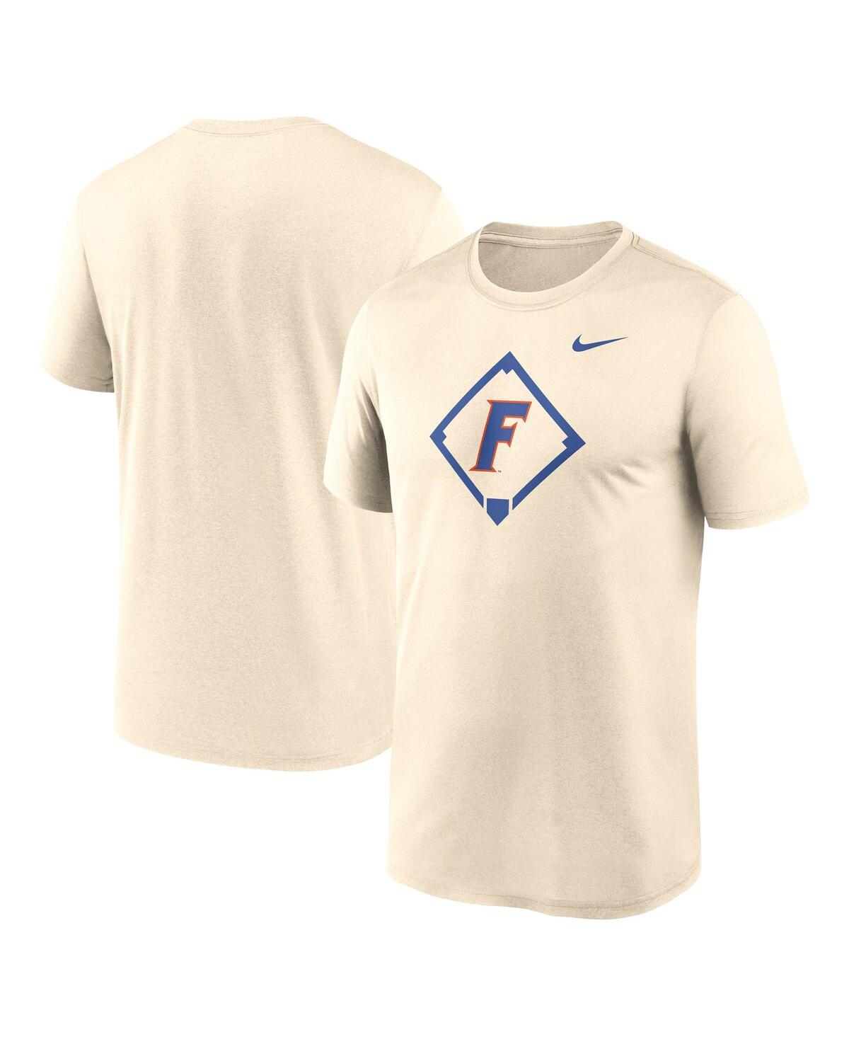 Nike Cream Florida Gators Legend Baseball Icon Performance T-shirt In Cream