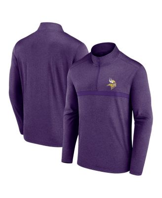 Fanatics - Men's  Purple Minnesota Vikings Head-to-Head Quarter-Zip Top