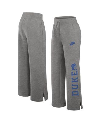 Nike - Women's Heather Gray Duke Blue Devils Legacy One Line Phoenix Fleece Sweatpants