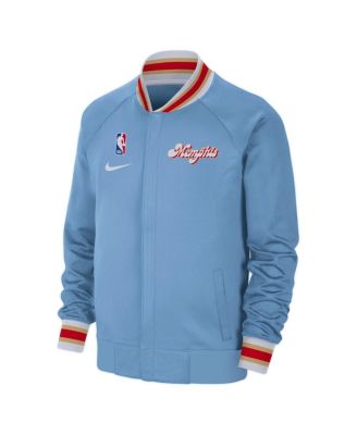 Men's Light Blue Memphis Grizzlies 2024/25 City Edition Authentic Showtime Performance Full-Zip Jacket