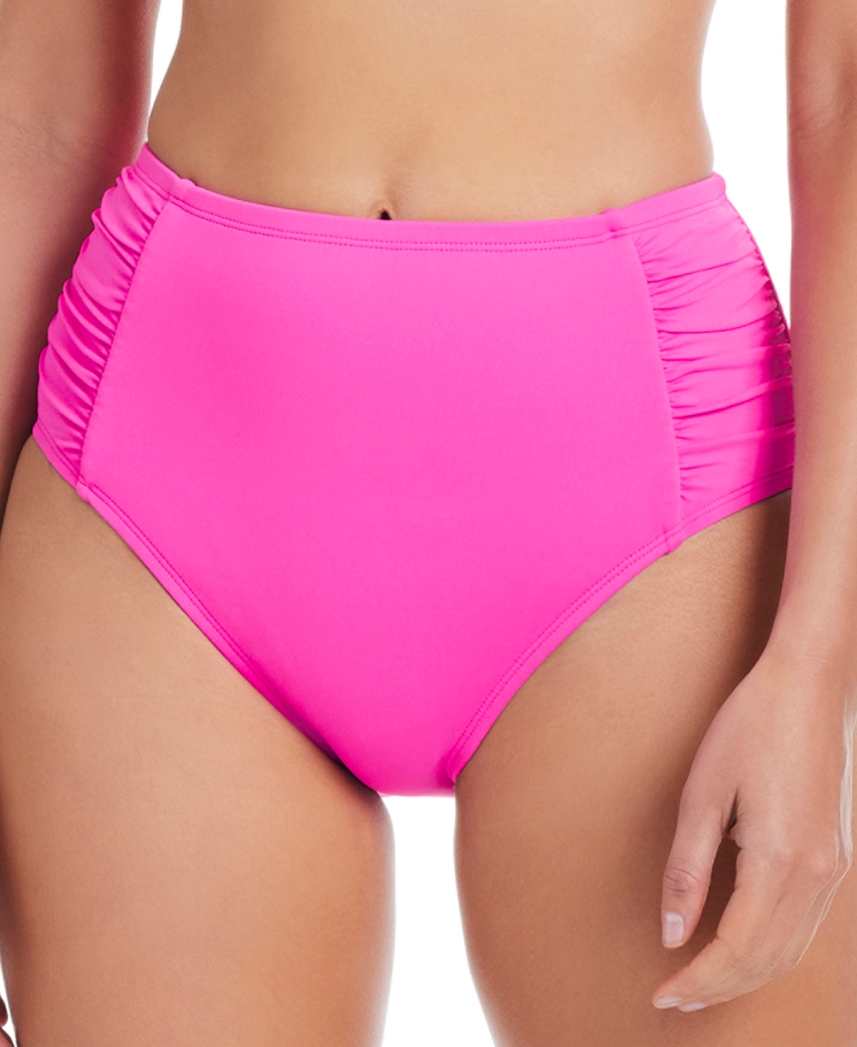 Women's Key Item Side-Shirred Bikini Bottoms - Azur Park