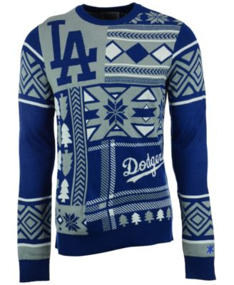 Forever Collectibles Men s Los Angeles Dodgers Patches Christmas Sweater Macy s