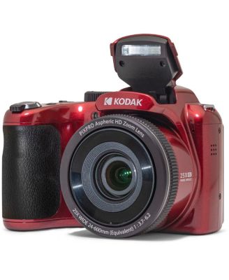 PIXPRO Astro Zoom AZ255 16MP Full HD 3" LCD Screen Digital Camera, Red