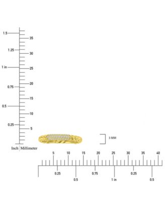 3-Pc. Set Cubic Zirconia Pav&eacute; Textured Rings