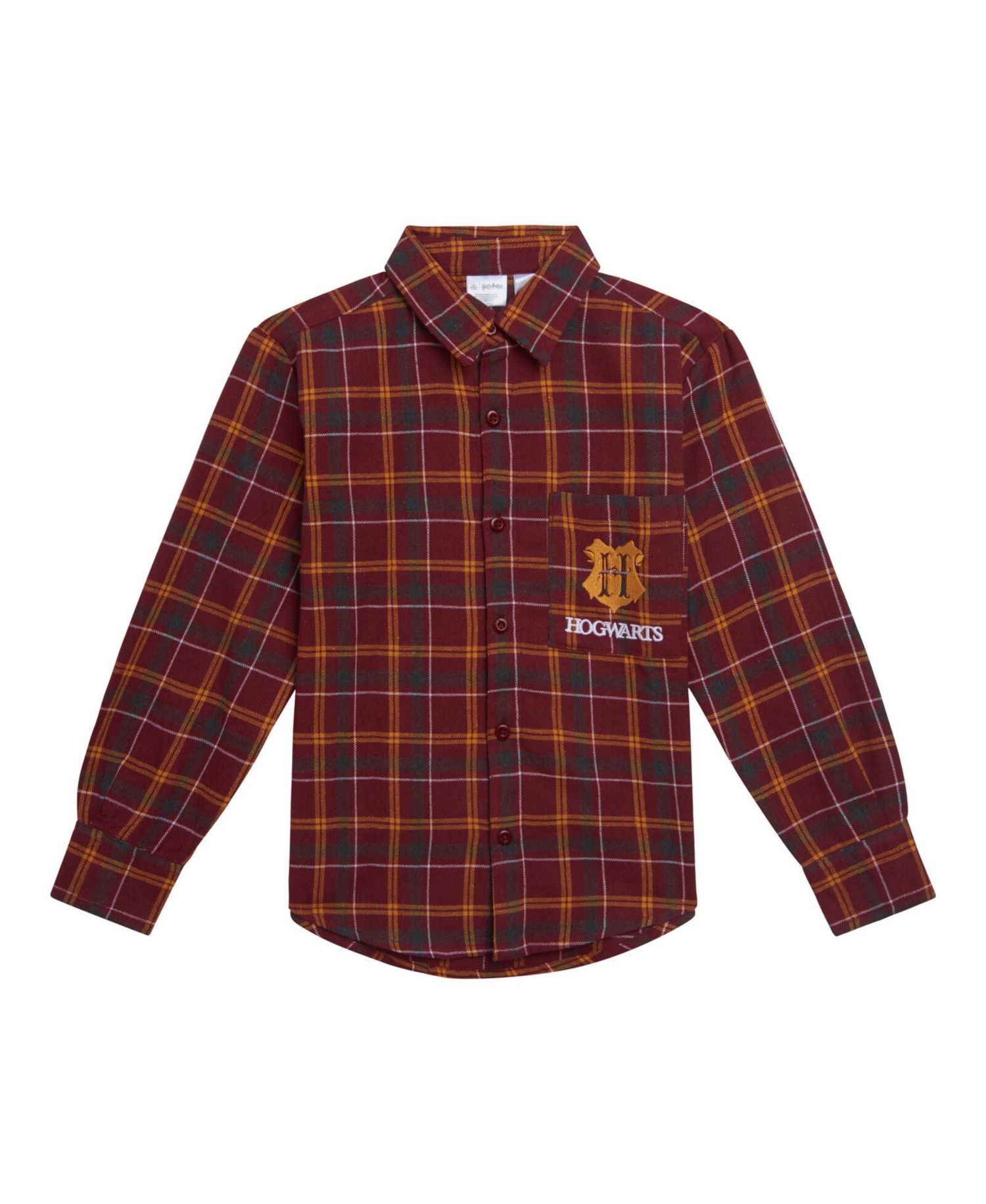 Little Boys (6-16) Flannel Button Down Dress Shirt