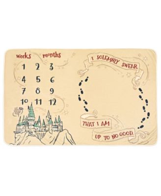 Baby Boys Bodysuit and Monthly Milestone Blanket 4 Piece Newborn