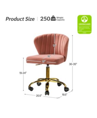 VEBREDA High Adjustable Back Executive Office Chair with Armrest-Brown