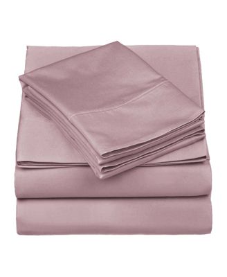 Egyptian Cotton 530-Thread Count Solid 4 Pc Sheet Set, King