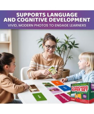 Flash Cards for Kids and Adults - Vocabulary, Action Verbs, Sight Words and Matching Cards for Early Learning