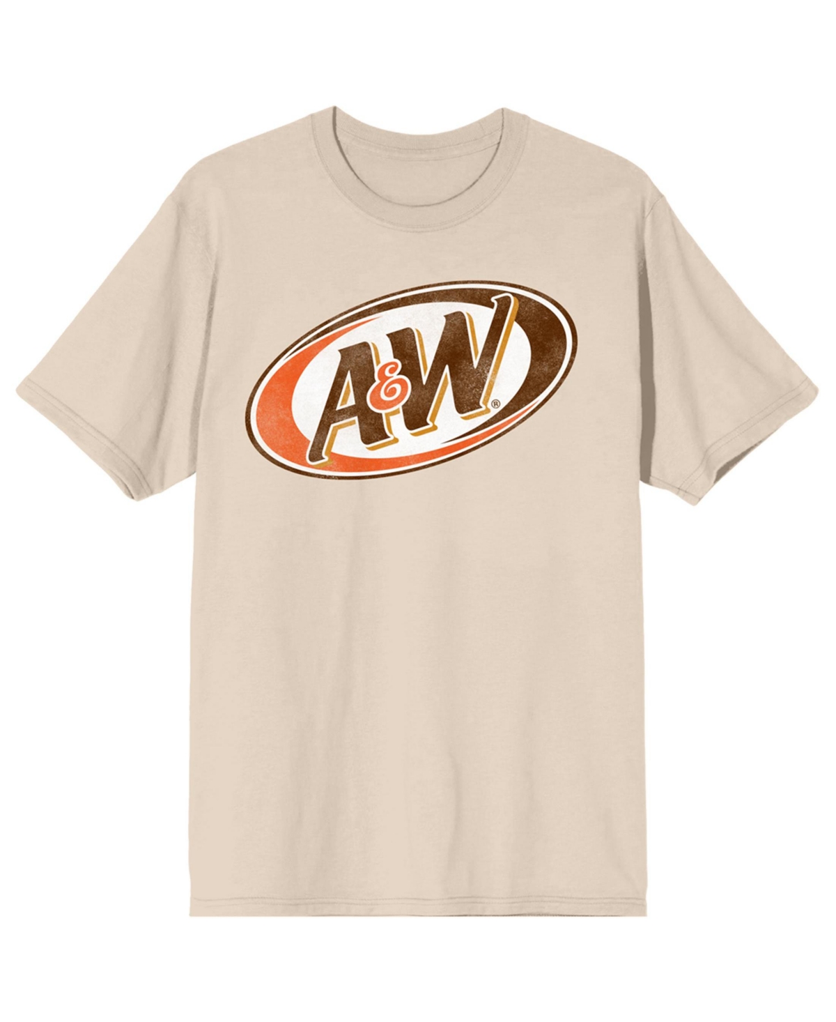 Men's Vintage Logo Unisex Natural T-Shirt-xxl - Brown