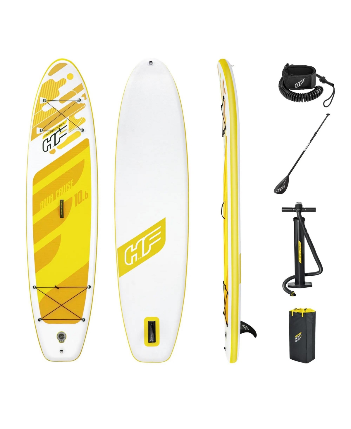 Hydro Force Aqua Cruise Tech Inflatable Stand Up Paddleboard Water Set