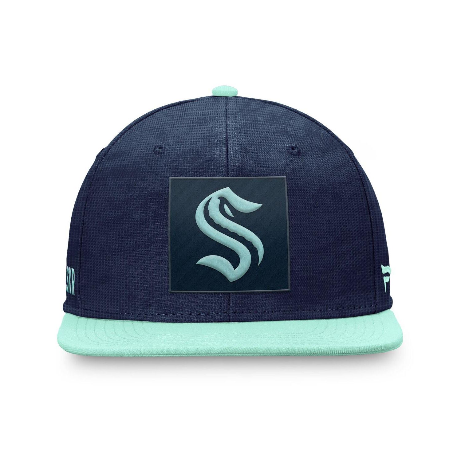 Men's Deep Sea Blue/Light Blue Seattle Kraken Authentic Pro Rink Snapback Hat